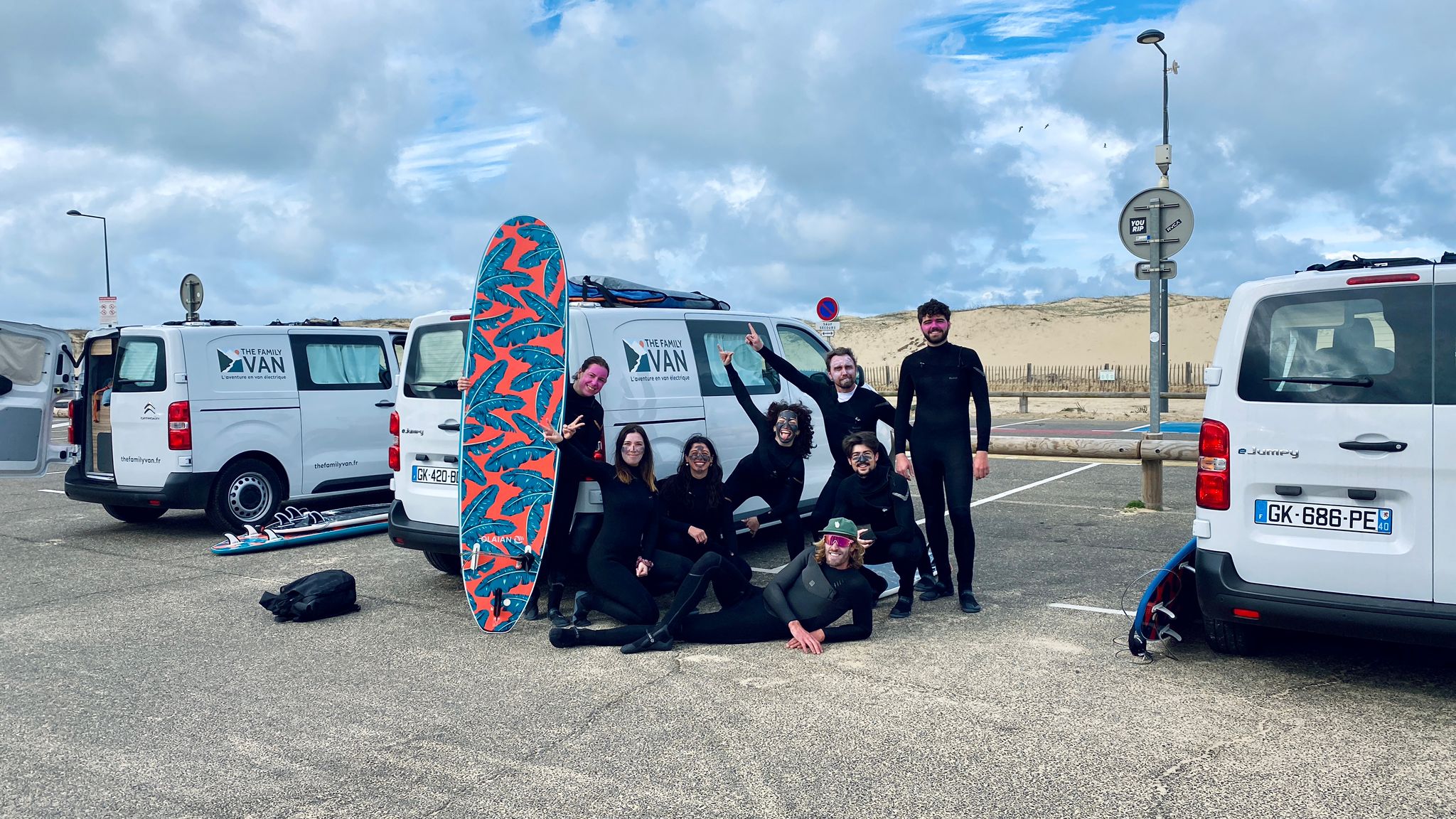 Surfcamp itinérant le temps d’un week-end prolongé